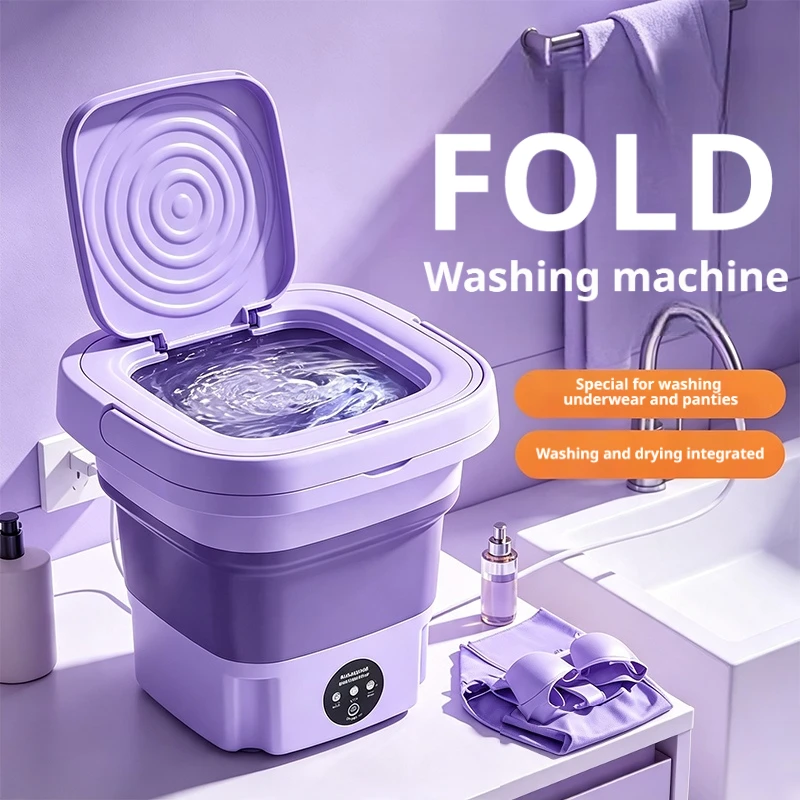 Baby Clothing Washing Machine - Mesin Cuci Mini Lipat 9L Portabel