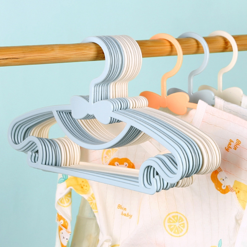 Baby Clothing Display - Gantungan baju bayi pita kupu-kupu 10Pcs,