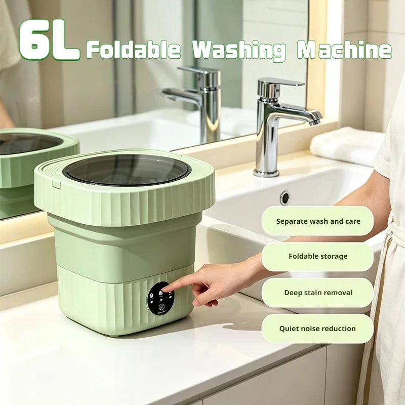 Baby Clothing Washing Machine - Mesin Cuci Mini Lipat 6L Portabel