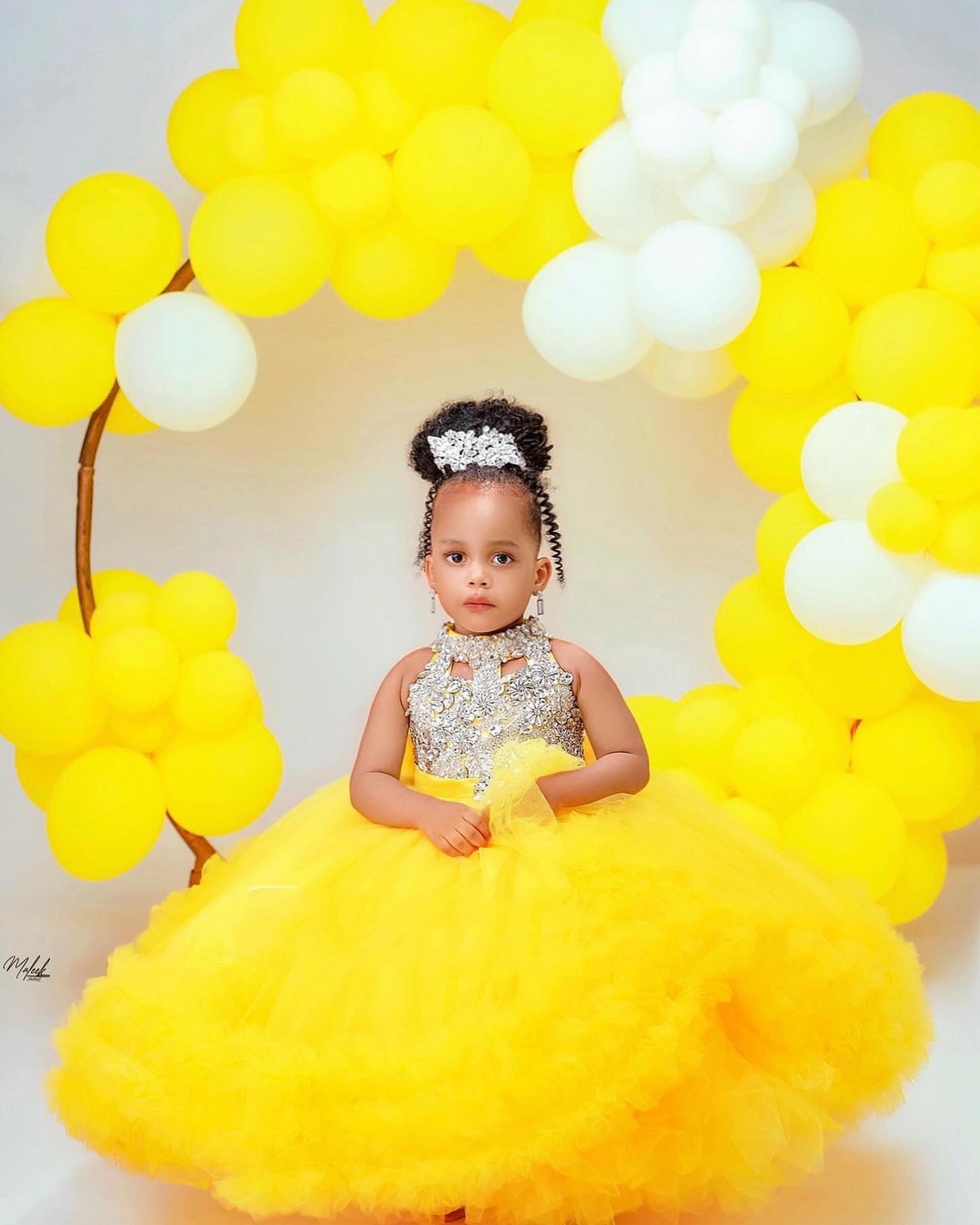 Gaun Gadis Bunga Kuning Cantik - Baby Clothing Yellow ulasan dan harga