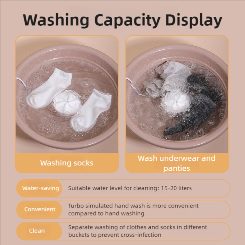 Mesin Cuci Mini 60W USB Portab - Baby Clothing Washing Machine ulasan dan harga