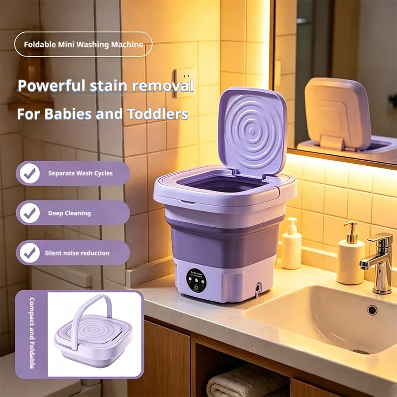 Mesin Cuci Mini Lipat 9L, Mesi - Baby Clothing Washing Machine ulasan dan harga