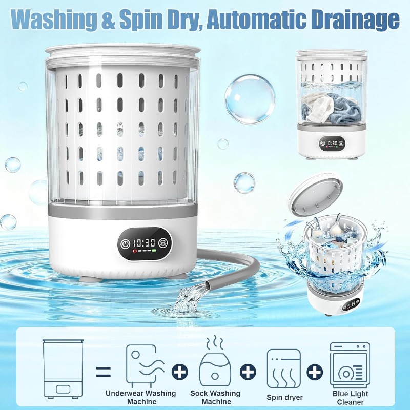 Mesin Cuci Mini 3L, 3 in 1 Por - Baby Clothing Washing Machine ulasan dan harga