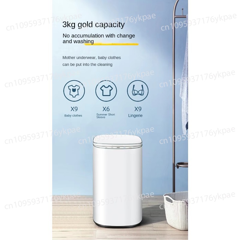 Mesin Cuci Mini Otomatis 3Kg M - Baby Clothing Washing Machine ulasan dan harga
